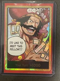 DON!! Card (Gol.D.Roger) (Gold) Carrying On His Will Foil - Image 1