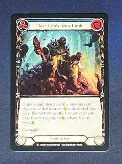 FAB MON222 Tear Limb from Limb Brute Action Majestic Flesh and Blood TCG - Image 1