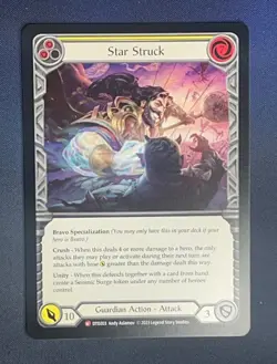 FAB DTD203 Star Struck Guardian Action Majestic Flesh and Blood TCG - Image 1