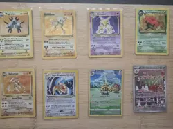 Pokemon Card Lot of 8 Cards - Dark Vileplum, Kabutops, Alakazam, Hotmonlee - Image 1