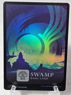 MTG Swamp (0289) FOIL The Lost Caverns of Ixalan Magic Gathering Card Land NM - Image 1