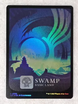 MTG Swamp (0289) FOIL The Lost Caverns of Ixalan Magic Gathering Card Land NM - Image 2