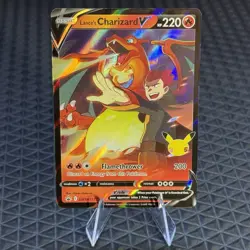 Lance's Charizard V SWSH133 SWSH: Sword & Shield Promo Cards Holo Pokemon TCG - Image 1