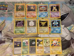 Vintage Pokemon Card Lot WOTC Holo Base Gym Moltres Zapdos Alakazam Chansey - Image 1