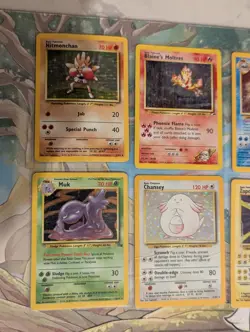 Vintage Pokemon Card Lot WOTC Holo Base Gym Moltres Zapdos Alakazam Chansey - Image 3