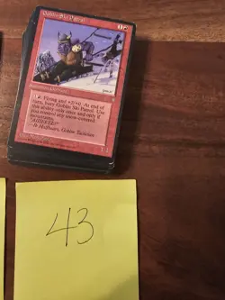 Magic The Gathering 90s Random RED Deck Cards Lot MTG 273 total cards - Image 2