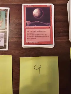 Magic The Gathering 90s Random RED Deck Cards Lot MTG 273 total cards - Image 4