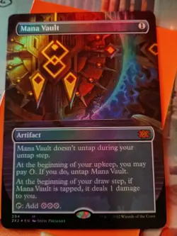 MTG English Mana Vault (Borderless) NM Foil Double Masters 2022 - Image 1