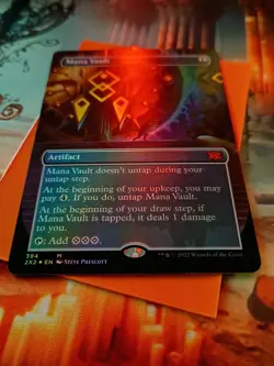 MTG English Mana Vault (Borderless) NM Foil Double Masters 2022 - Image 2