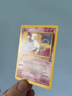 1999 Pokemon Mew Black Star Promo Non-Holo + Catch Mew Promo Pokemon Card! - Image 2