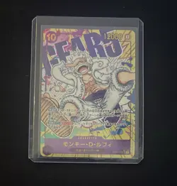 Monkey D. Luffy OP05-119 Alt Art SEC ONE PIECE Card PRB-01 Japanese US Seller - Image 1