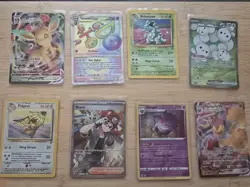 Pokemon Card Lot of 8 Gengar, Machamp, Pidgeot, Nidoquenn, Leafeon - Image 1