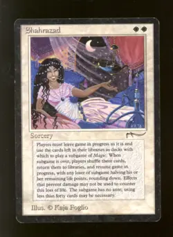 Magic MTG Arabian Nights Shahrazad MODERATELY PLAYED MP - Image 1