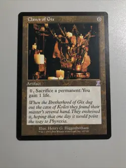Claws of Gix NM - Timeshifted Mythic (Check Pics) MTG TCG - Image 1