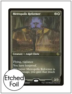 1x Metropolis Reformer, Etched Foil, Magic MTG NM - Image 1