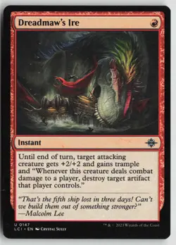 Dreadmaw's Ire U The Lost Caverns of Ixalan 147 NM - Image 1