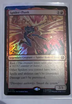 MTG, Spider-Punk (#0092), Marvel's Spider-Man, Non-Foil, NM, Rare - Image 1