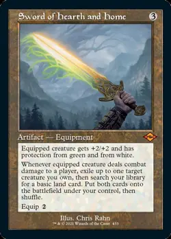 Sword of Hearth and Home (Retro) [Modern Horizons 2] Foil Near Mint - Image 1