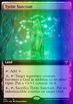 MTG Magic the Gathering Tyrite Sanctum (372/461) Kaldheim LP FOIL - Image 1