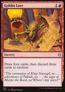MTG Magic the Gathering Goblin Lore (328/496) Jumpstart LP - Image 1