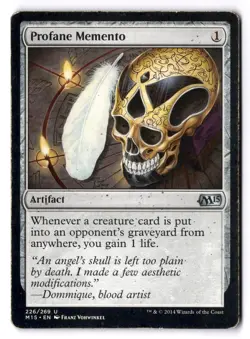 Profane Memento HP* Core Set 2015 M15 ENGLISH 226/269 mtg -UnltdCards - Image 1
