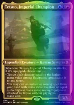 MTG Tetsuo, Imperial Champion (66/251) Dominaria United Commander NM FOIL - Image 1