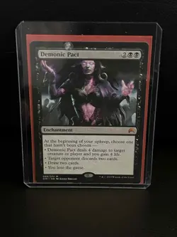 Demonic Pact Magic Origins Magic: the Gathering Lightly Played, English - Image 1