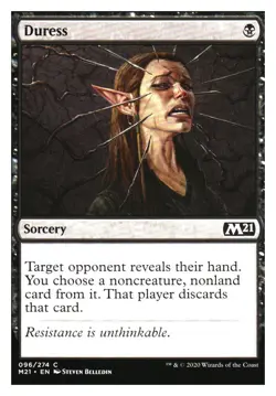 Duress Core Set 2021 MTG - NM+ *Mythic Relics* - Image 1