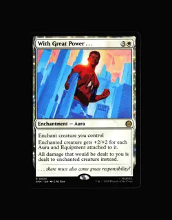 MTG: With Great Power . . . #24 R Normal NM Marvel's Spider-Man - Image 1