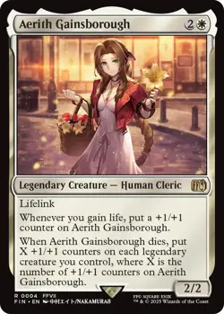 Aerith Gainsborough FINAL FANTASY Rare NM Magic: The Gathering 4 Normal - Image 1