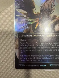Sephiroth, Fabled SOLDIER (0317) (Borderless) Final Fantasy Foil - Image 1