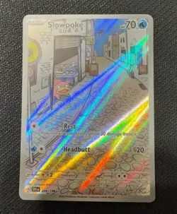 Pokemon TCG Slowpoke Scarlet & Violet Base Set Holo Card 204/198 - Image 1