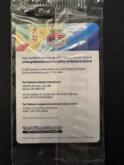 Pokemon Pikachu TCG 2024 World Championships Promo Card Sealed - Image 2
