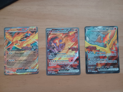 Team Rocket's Moltres ex Destined Rivals Stamp UPC Set Pokemon TCG 229/182 NM - Image 1
