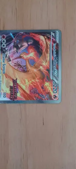 Team Rocket's Moltres ex Destined Rivals Stamp UPC Set Pokemon TCG 229/182 NM - Image 4