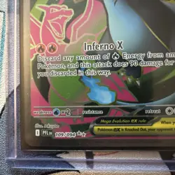 Mega Charizard X Ex 109/094 Phantasmal Flames Pokemon Perfect Condition - Image 2