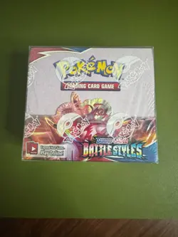 Battle Styles Booster Box Sword & Shield Pokemon Factory Sealed w/Soft Protector - Image 1