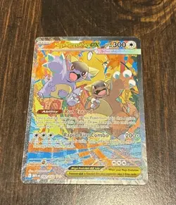 Pokemon Mega Kangaskahn Ex Special Illustration Rare 182/132 See Description - Image 1