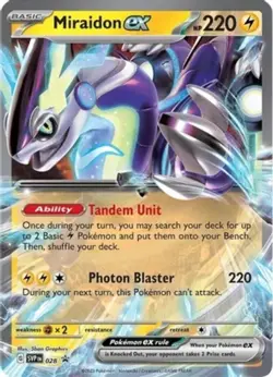 Pokemon Miraidon ex - SVP028 - SVP Black Star Promos NM-Mint SV Black Star Promo - Image 1