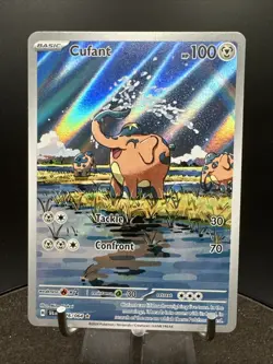 Pokemon TCG Cufant 076/064 Shrouded Fable Holo Illustration Rare - Image 1