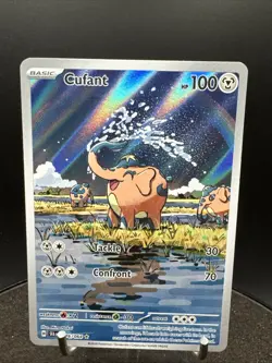 Pokemon TCG Cufant 076/064 Shrouded Fable Holo Illustration Rare - Image 2