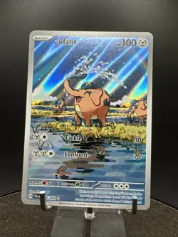 Pokemon TCG Cufant 076/064 Shrouded Fable Holo Illustration Rare - Image 3