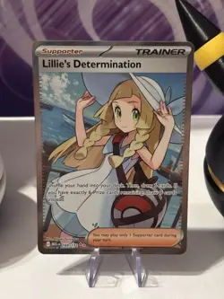 POKEMON TCG LILLIE'S DETERMINATION 169/132 MEGA EVOLUTION FULL ART NM UK seller - Image 2