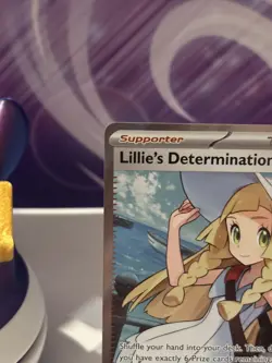 POKEMON TCG LILLIE'S DETERMINATION 169/132 MEGA EVOLUTION FULL ART NM UK seller - Image 4