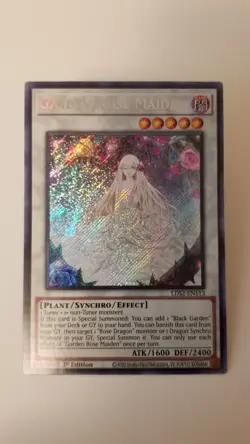 YuGiOh! TCG Garden Rose Maiden LDS2-EN113 - Secret Rare - Near Mint 1st Edition - Image 1