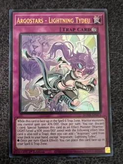 Yugioh Argostars - Lightning Tydeu SUDA-EN071 Ultra Rare 1st Editiion NM - Image 1