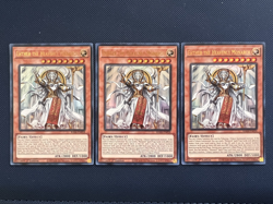 3X Yugioh Ehther The Heavenly Monarch Ra04-En018 Ultra Rare 1st Edition NM - Image 1