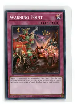 2x Warning Point - SDAZ-EN037 1st Edition - YuGiOh-LP - Image 1