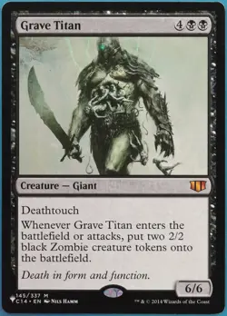 Grave Titan (Mystery Booster) Commander 2014 MINT CARD (349327) ABUGames - Image 1