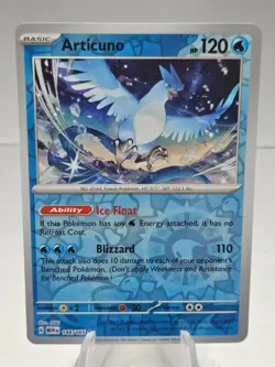 Articuno Reverse Holo 144/165 Scarlet & Violet 151 Pokemon Card - Image 1